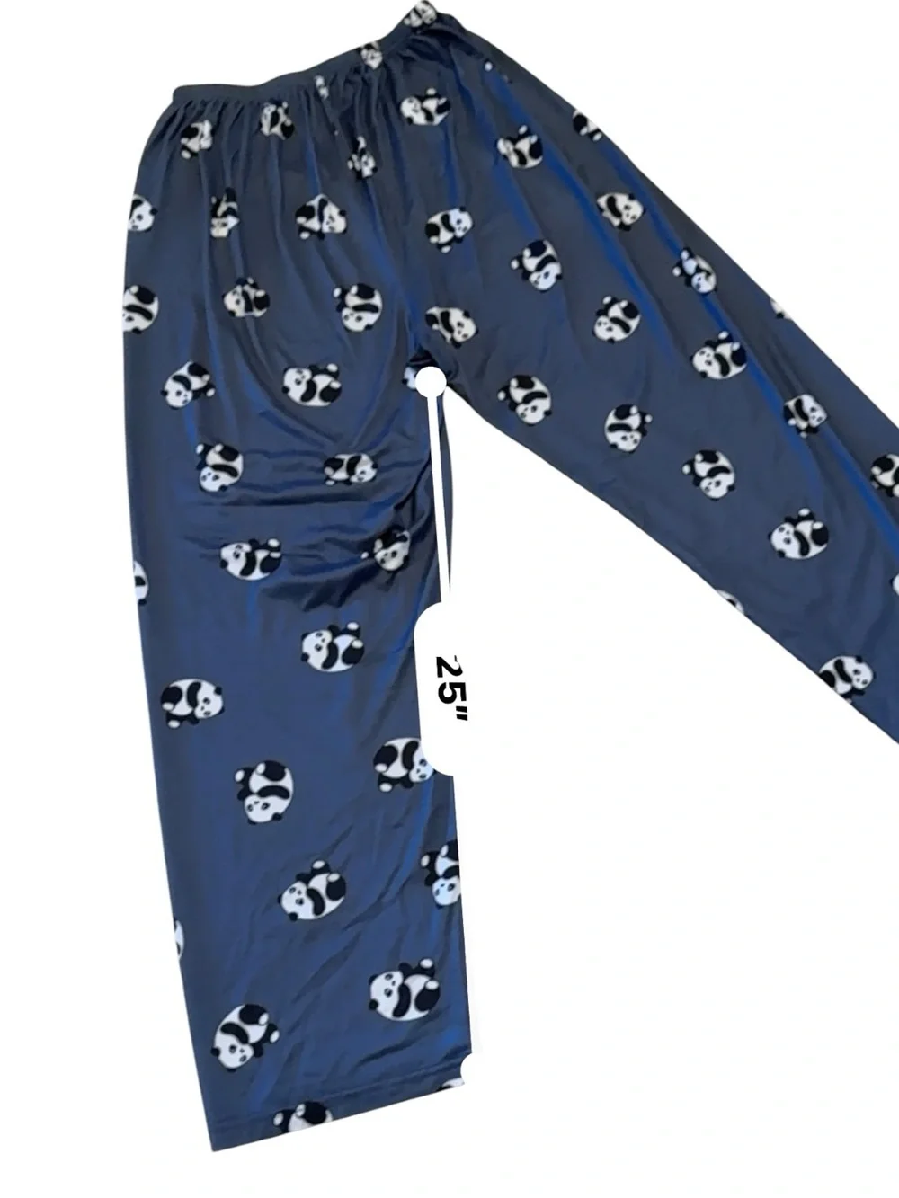 Panda Print Polyester/Spandex Pajama Set Women’s Lounge Sleepwear XL